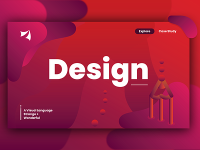 Ui Design For Design Company adobe illustrator adobe photoshop awesome colorful cool interface creative design illustration minimal ui vector web design web development