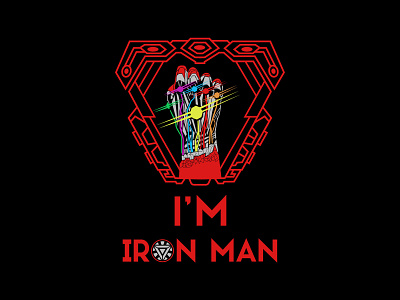 I'm Iron Man adobe illustrator avengers avengersendgame awesome creative illustration iron man