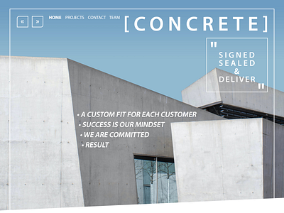 - Concrete - design graphic design ui web