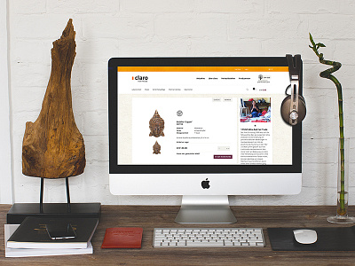 claro frair trade webshop redesign bio fairtrade healthy nature redesign ui ux webshop