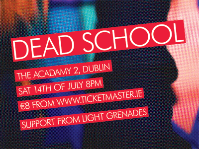Dead School Poster dead school music poster