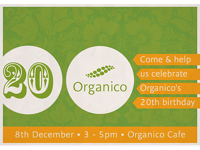 Organico Birthday Invitation