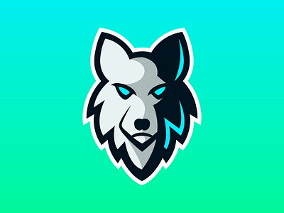 Wolf Mascot Logo animal design esport esport logo gaming gaming logo illustration logo mascot mascot logo vector wolf wolf logo wolf mascot