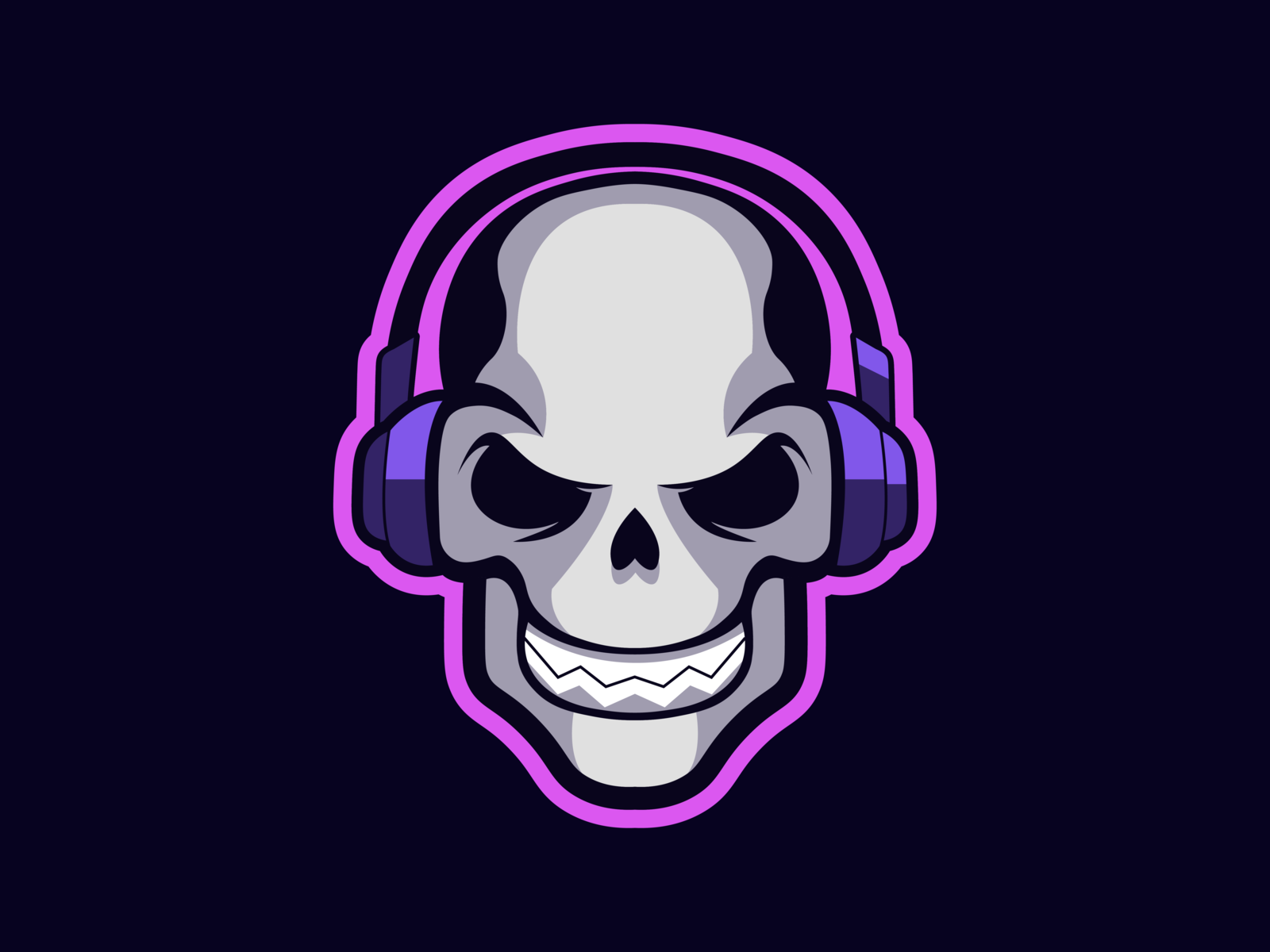 Skull Mascot Logo.