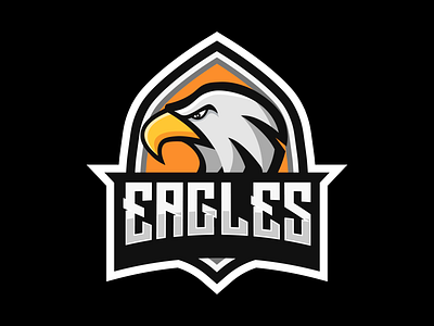 Eagle Mascot Logo branding design eagle eagle mascot eagle mascot logo esport esport logo gaming gaming logo illustration logo mascot mascot logo sport branding vector