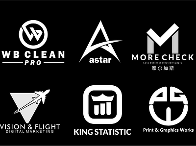 dual meaning monogram 3d logo branding busines card design flat icon identity logo logo design minimal vector