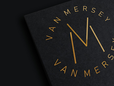 M logo x Van Mersey luxury logo for SALE