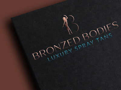 Bronzed Bodies logo branding busines card design flat icon identity logo logo design minimal vector