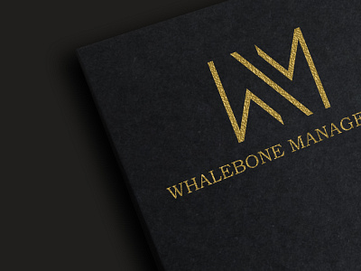 WHALEBONE logo design