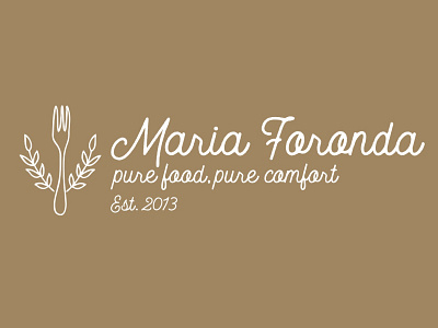 maria f branding design flat icon illustration logo minimal vector