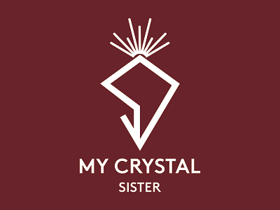 my crystal sister adidas apparel branding busines card clean creative crystal design fashion flat icon identity lettering logo logo design minimal modern nike sister vector