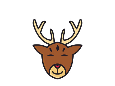 deer Chistmas Icon
