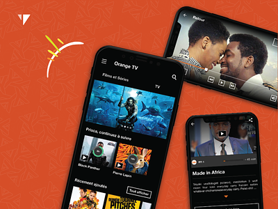 Orange TV Côte d'Ivoire UX-UI Design africa cote divoire netflix orange senegal telecom tv ui uidesign ux ux ui yux