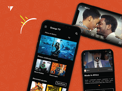 Orange TV Côte d'Ivoire UX-UI Design