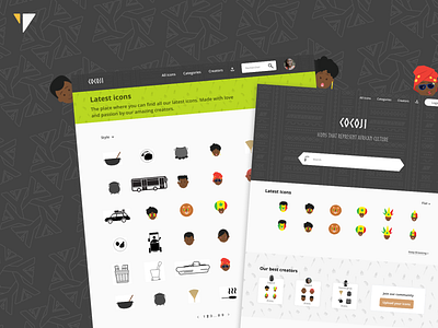 Cocoji.co UX-UI Design africa cocoji design emojis emoticons food football icon iconography illustration informaleconomy logo senegal smiley typography ui uidesign ux ux ui yux