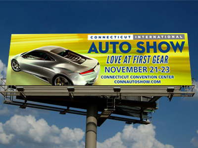 Billboard design for auto show