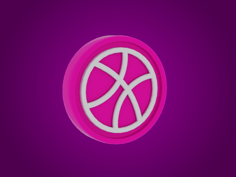 Dribbble Logo - C4D ae animation app art design icon illustration illustrator ui ux