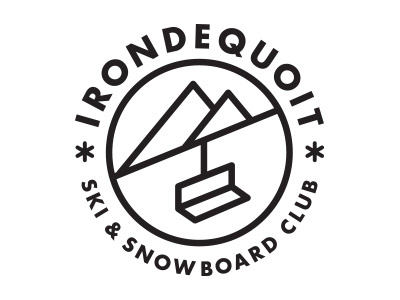 logo for high school ski club branding chair emblem icon illustration lift logo ski skis snowboard winter
