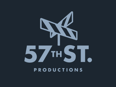 57th Street logo branding icon illustration logo