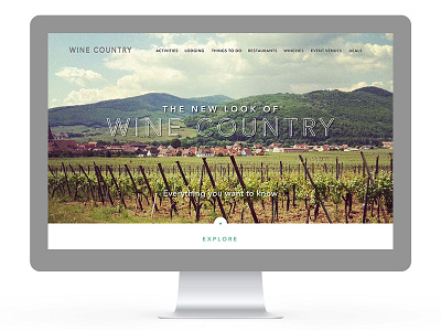 Wine Country Branding branding identity logo website