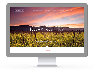 Napa Valley Branding branding identity logo website