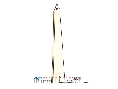 Washington Monument illustration