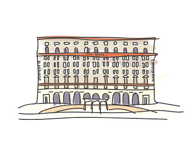 St.Regis illustration illustration illustrator sketch