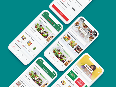 Mobile App UI - Premier Spar app design ui ux