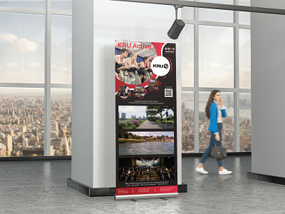 Roll up banner mockup