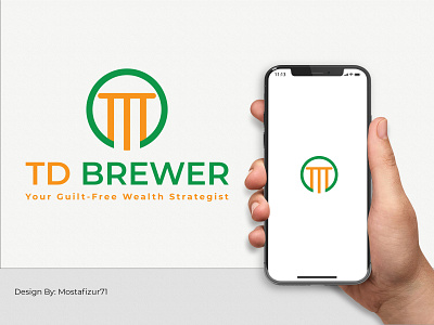 TD Brewer logo mockup