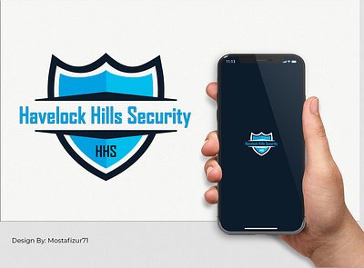 Havelock Hills Security mockup animation branding design graphic design illustration logo logo design minimal modern logo design vector website