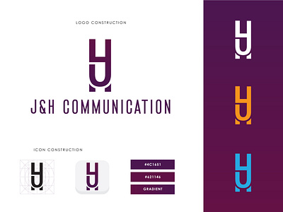 J&H Communication Logo