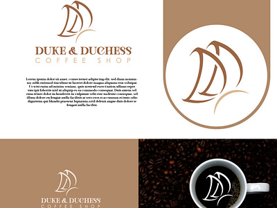 DUKE & DUEHESS COFFEE SHOP branding design graphic design illustration logo logo design modern logo design vector website