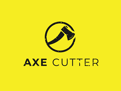Axe Cutter animation app brand branding clean graphic design guard identity illustration illustrator lettering light logo logo design minimal modern logo design typography vector web website