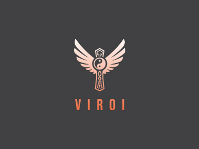 VIRII LOGO animation app brand branding design graphic design guard icon identity illustration illustrator lettering logo logo design minimal modern logo design typography vector web website