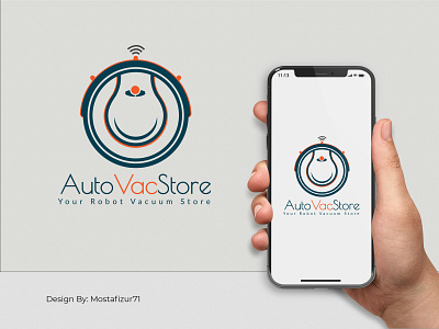 Logo design AutoVacStore animation branding design graphic design guard icon identity illustration illustrator logo logo design minimal modern logo design typography ui ux vector website