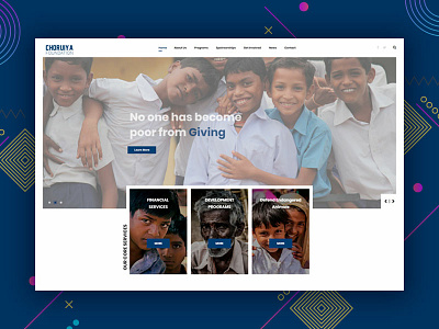 Choruiya Foundation charity design ux