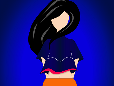 Girl design illustration vector