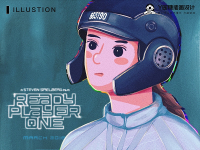 头号玩家 design girl illustration life ready player one technology ui