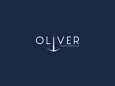 LOGO DESIGN - Oliver Yacht Services (Yacht Agency) branding graphic design logo logo design minimal logo nautical nautical branding nautical design nautical logo yacht branding yachting yachting logo