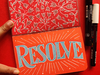 Resolve - Fresh Beginnings color design drawing illustration typography