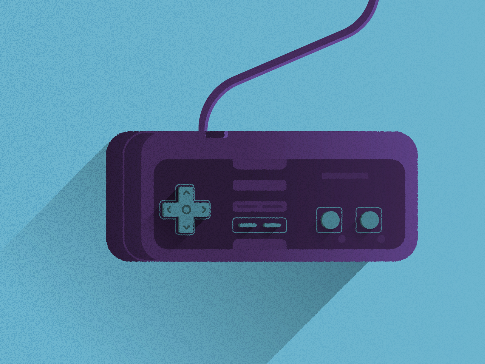 NES controller by Camilo Belmonte on Dribbble