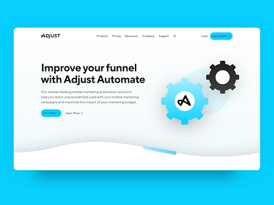 Adjust - Landing Page