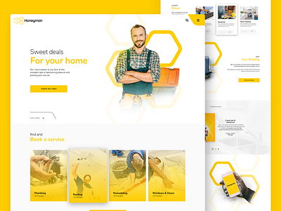 Art direction and Ui design for Honeyman