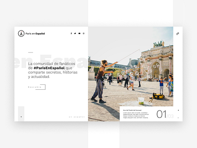 Art direction and website for Paris en Español