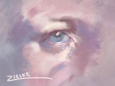 Eye Study animation color color palette expressive eye eye study gesture illustration painting study