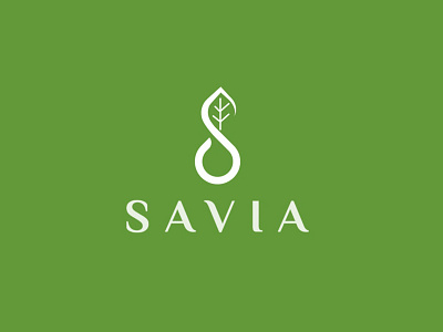 Savia beauty branding clean cosmetic design drop elegant flower icon leaf letter s logo logodesign luxury minimal minimalist nature oil drop simple