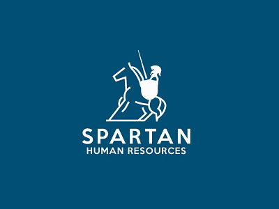 Spartan Human Resources brand design branding creative design elegant elegant design horse horse logo human human resources icon knight lineart logo logodesign luxury minimal minimalist simple spartan