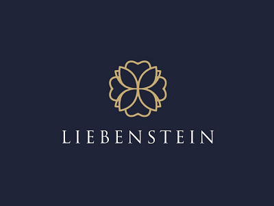 LIEBENSTEIN beauty branding classic cosmetic logo design elegant flower flower logo illustrator logo logodesign luxury minimal minimalist minimalist logo photoshop vector