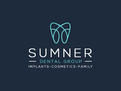 Sumner branding classic cosmetics dental dental care dental clinic dental logo design elegant family icon illustrator logo logodesign luxury minimal minimalist photoshop vector